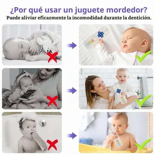 Vista 4 de Chuya Juguete de silicona para bebés, juguete para masticar forma de Albaricoque