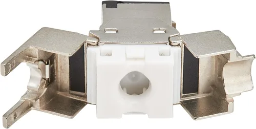Vista 7 de Tripp Lite Conector Keystone sin herramientas blindado RJ45 STP Cat8, 568A/568B, 110 IDC a RJ45 macho, termina sin herramientas especiales