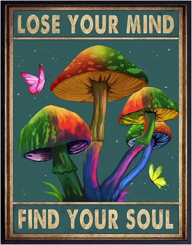 Vista 9 de Póster de Lose Your Mind Find Your Soul - Decoración psicodélica de habitación - Decoración psicodélica de habitación - Obra de arte hippie