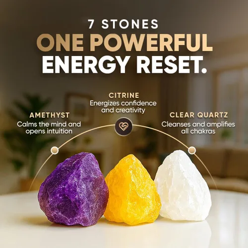 Vista 5 de Conscious Items Pulseras espirituales para mujeres y hombres, pulsera de cristal curativo con piedras naturales para meditación, alineación