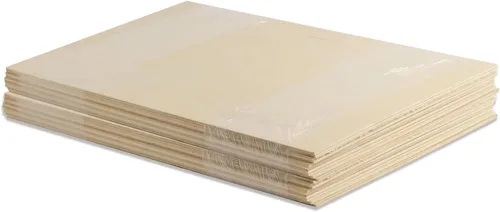 Vista 13 de Paquete de 10 Madera contrachapada de abedul báltico prémium de 0.236 in y 1/4 de pulgada, 12 x 19 pulgadas, lista para Glowforge, grado Paquete