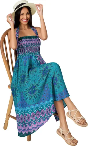 Vista 8 de Joob Joob Faldas largas boho para mujer - Falda maxi hippie bohemia de verano