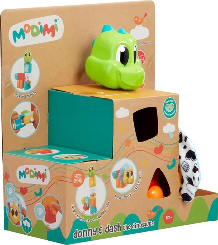 Vista 4 de Goliath Modimi - Juego de dinosaurios interactivos, multisensorial, sistema de juego modular, 3 meses en adelante
