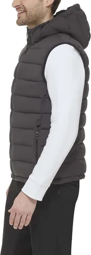 Vista 3 de Calvin Klein Mens Lightweight Hooded Puffer Vest