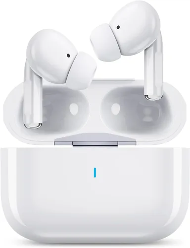 Vista 8 de Auriculares inalámbricos para Samsung S26/S25/S24, auriculares Bluetooth 5.3 40 horas, estéreo HiFi, micrófono transparente, cancelación de ruido