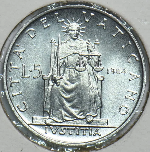 Vista 3 de Collectible Coin Vatican 1964 5 Lire 198447