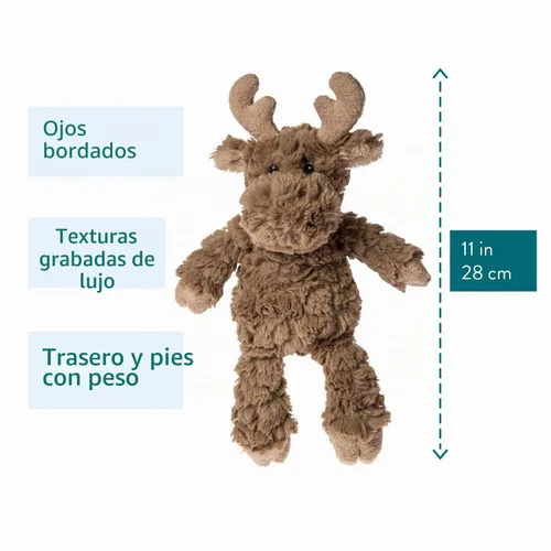 Vista 3 de Mary Meyer Putty Nursery Peluche Juguete Suave, 11 Pulgadas, Alce