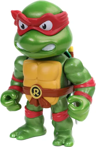 Vista 5 de Jada Toys Teenage Mutant Ninja Turtles 4 "" Raphael - Figura fundida a presión, juguetes para niños y adultos, rojo