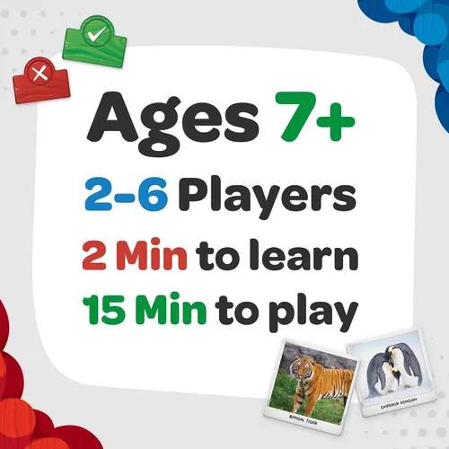 Vista 6 de National Geographic: Secret Clue Animals - Juego de cartas para niños de 7 años en adelante, juegos de mesa divertidos y cooperativos para niñas