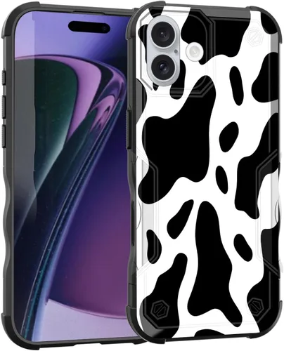 Vista 33 de Funda para iPhone Air, [doble capa] [protección contra caídas de grado militar de 10 pies] Funda resistente a prueba de golpes para iPhone Air