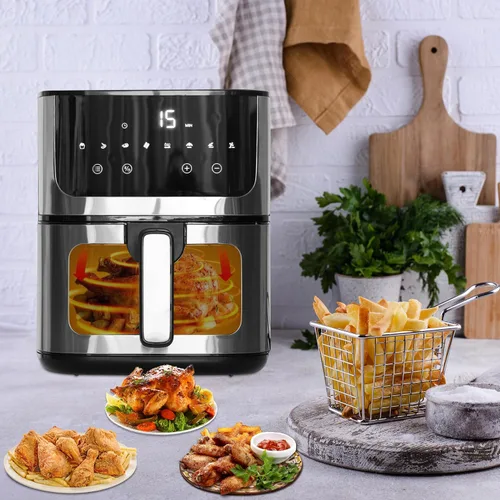 Vista 8 de Freidora de aire 5qt horno de convección freidora sin aceite