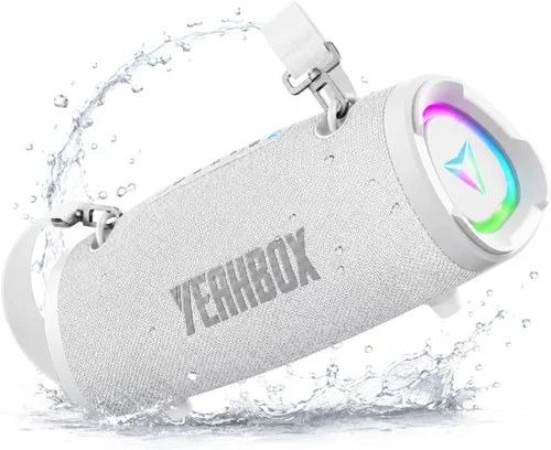 Vista 10 de YEAHBOX P100 100W Altavoz Bluetooth portátil, altavoz al aire libre, RGB Negro