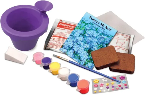 Vista 2 de Perfect Craft Galardonado kit de fundición y pintura para macetas de 3.25 pulgadas con material de fundición perfecto y molde reutilizable