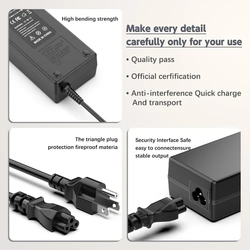 Vista 4 de ROLADA Cargador para portátil de 120 W compatible con USB-C Dock G5 5TW10AA, 5TW10UT, 5TW10AA #ABB, 5TW10UT #ABA; USB-C/A Universal Dock G2 5TW13AA