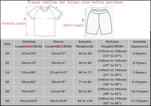 Vista 2 de AmtBety Soccer Jersey Boys Ro'naldo Jersey Kids #7 Football Training Uniforms for Boys Youth Soccer Shirts and Shorts Kit Set