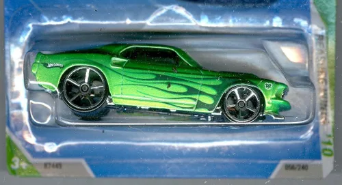 Vista 2 de HOT WHEELS 2010 CAZA DEL TESORO 12/12 VERDE '69 FORD MUSTANG