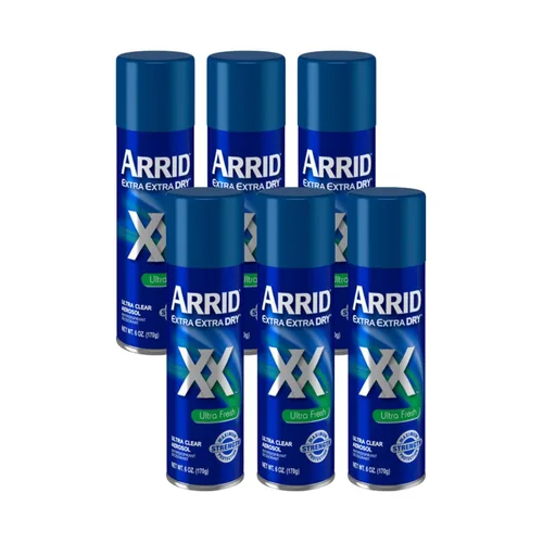 Vista 21 de Arrid XX Extra Extra Dry desodorante antitranspirante en aerosol, Regular 4 onzas.