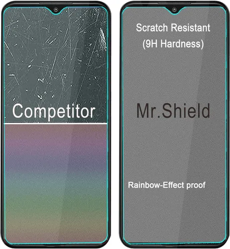 Vista 5 de Mr.Shield [Paquete de 3] Protector de pantalla para Nokia C210 [vidrio templado] [vidrio japonés con dureza 9H] Protector de pantalla Japan Glass