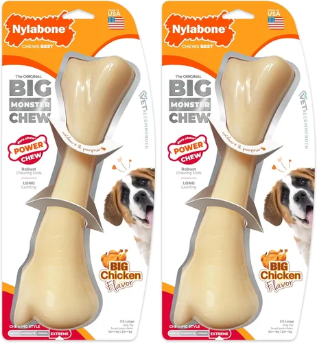 Vista 16 de Nylabone Power Chew - Juguete masticable de hueso de carnicero para perro Hueso de nudillo