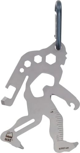 Vista 14 de UST Tool-a-Long - Mosquetones multiherramienta con construcción duradera y compacta de acero inoxidable para senderismo, kayak, campamento, viajes
