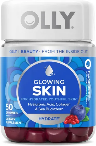 Vista 6 de OLLY Undeniable Beauty Gummy, 60 unidades y gomitas de tez impecable, soporte para la piel transparente y saludable, 50 unidades (paquete de 1)