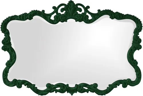 Vista 11 de Howard Elliott - Espejo decorativo rojo Talida antiguo para pared, gran punto focal rectangular, para dormitorio, sala de estar y tocador, espejo