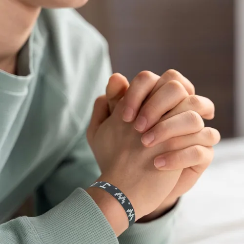 Vista 16 de Long tiantian WWJD - Pulsera con texto en inglés «What Would Jesus Do», pulseras WWJD para mujeres, pulseras W.W.J.D para hombres, joyería