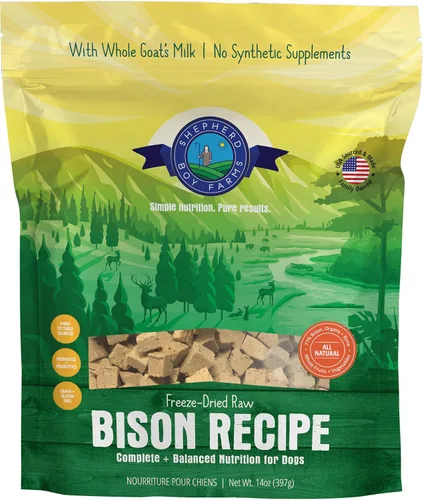 Vista 17 de Shepherd Boy Farms Alimento crudo liofilizado para perros, receta de cocodrilo, totalmente natural, sin sintéticos, fabricado en Estados Unidos
