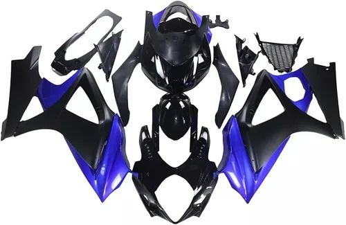 Vista 15 de Carenado de carrocería negro mate brillante de plástico apto para Suzuki 2007 2008 GSXR 1000 inyección ABS nuevo Aftermarket Kit Kit GSXR-1000 07 08