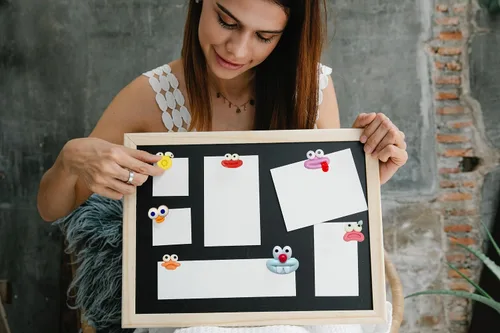 Vista 3 de Imanes de plantas, Googly Eyes imanes de plantas para plantas en maceta, dijes de plantas para regalos de plantas, juego de 7