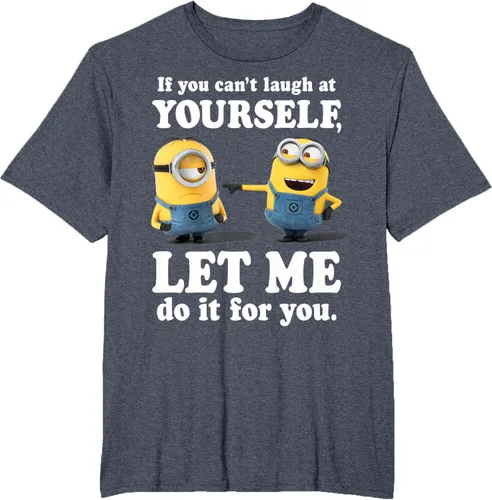 Vista 79 de Camiseta gráfica de Minions de Mi villano favorito: Ríete de ti mismo Negro