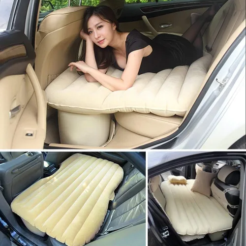 Vista 4 de Colchón de aire de coche para Chevy Silverado/GMC 2500-3500 Beige