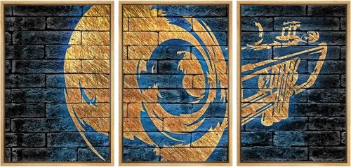 Vista 17 de wall26 Lienzo enmarcado para pared, juego de arte exótico tropical, océano, mar, avión, puesta de sol, transporte, fotografía, realismo, decorativo