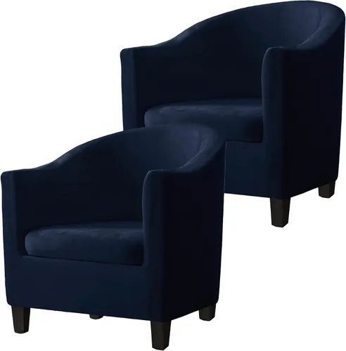 Vista 18 de Fundas de terciopelo para sillones, fundas de elastano para sillones, fundas elásticas para sillas de bañera, fundas protectoras para muebles, funda