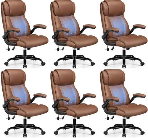 Vista 13 de BESTFAIR Ergonomic Office Chair, Desk Chair with Adjustable Lumbar Support Negro