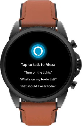 Vista 6 de Fossil Gen 6 - Reloj inteligente con pantalla táctil de 1732in con Alexa integrado frecuencia cardíaca oxígeno en sangre seguimiento de actividad