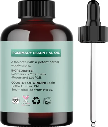 Vista 5 de Aceites esenciales de lavanda y romero para el cabello, aceite esencial de lavanda pura y aceite esencial de romero, aceites esenciales puros