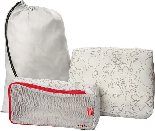 Vista 7 de AMERICAN TOURISTER Disney - Equipaje expandible de lado rígido moldeado con ruedas giratorias Negro - Disney - Equipaje expandible rígido moldeado