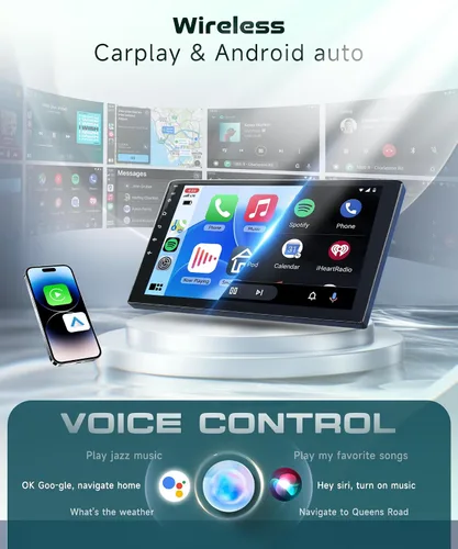 Vista 4 de [4G+64G] Android 15.0 Estéreo de coche para Honda Accord 8th 2008-2013 soporte inalámbrico Carplay/Android Auto con 10.1 pulgadas 1280 * 720P IPS