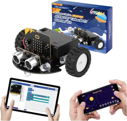 Vista 12 de Kit de tanque de robot solar con cámara inteligente ESP32 5 en 1, kit de robótica de juguete STEM para niños de 8 a 16 años, aplicación y control