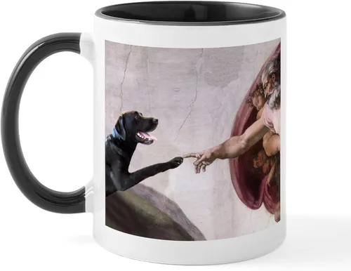 Vista 22 de CafePress Black Lab Mug Taza de café de cerámica de 11 oz (11.0 fl oz)