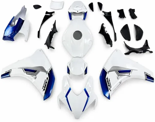 Vista 14 de US STOCK - Carenado blanco rojo naranja apto para Honda 2008-2011 CBR1000RR 006 Blanco Rojo Naranja