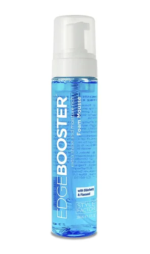 Vista 6 de Style Factor Edge Booster Extra Shine Foam Wrap - Mousse de espuma rica en humedad, 9 onzas (con biotina)