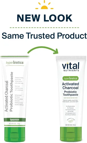 Vista 5 de Pasta dental de carbón probiótico: natural, con xilitol y aceite de coco orgánico. Sin fluoruro