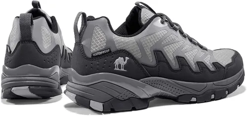 Vista 7 de CAMEL CROWN Zapatos de senderismo para hombre, ligeros, de caña baja, transpirables, impermeables, para senderismo