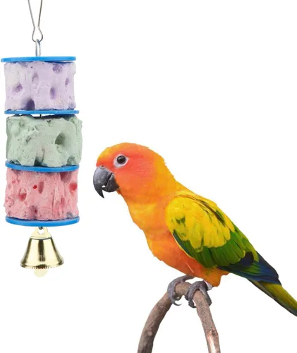 Vista 8 de Wontee Bird - Juguete masticable de calcio para periquito, 1 paquete
