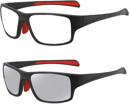 Vista 4 de Gafas de lectura bifocales fotocromáticas de transición para hombres y mujeres, gafas de sol deportivas para presbicia, UV400, 2 uds