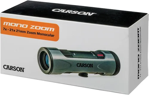 Vista 8 de Carson MonoZoom Zoom Monocular de 7-0.827 x 0.827 in (ZM-721), gris, XXL