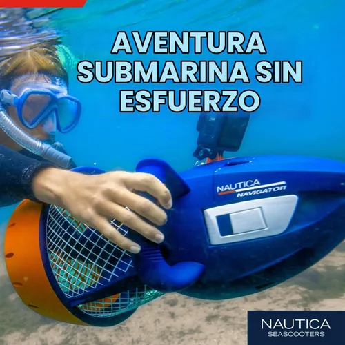 Vista 2 de Nautica Navigator and Skipper Underwater Seascooters, Designed for Younger Recreational Divers and Snorkelers