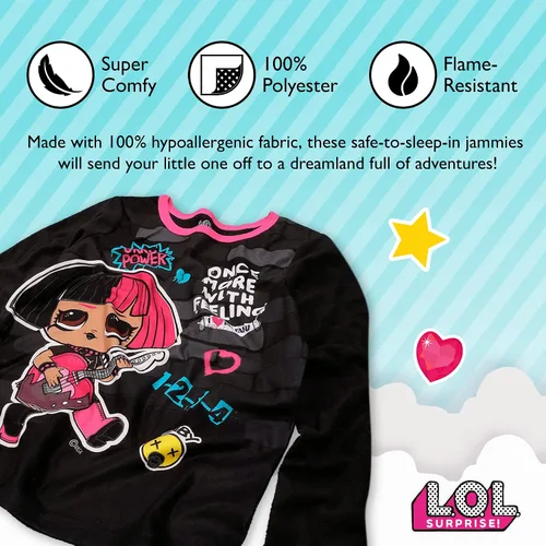 Vista 3 de L.O.L. Surprise! Conjunto de pijama grande para niña, Variados